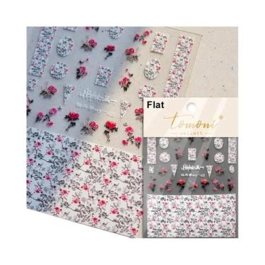 Imagem de Adesivos De Unha 5D Borboleta Vermelha Fênix Andorinha Decalques De Ma