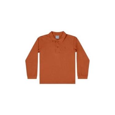 Imagem de Camisa Polo Manga Longa Básica para Menino Quimby-Masculino
