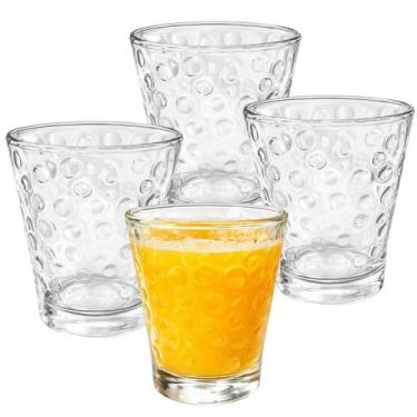 Imagem de Kit 4 Copo Caipirinha Baixo Drinks Whisky Caldereta 350ml - CLICK HOUS