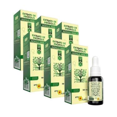 Imagem de Extrato de Própolis Verde 70 Apis Flora 30 ml - Kit 6 unidades