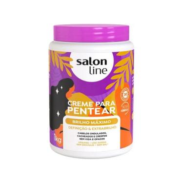 Imagem de Creme Pentear Brilho Máximo 1kg Redutor Volume Salon Line, 1kg