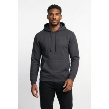 Imagem de Blusa masculina moletinho com capuz 90153 - Kloze, Chumbo, M