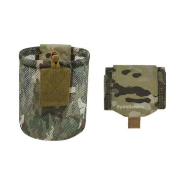 Imagem de Bolsa De Malha Mini Dobrável Para Esportes Ao Ar Livre, Caça, EDC, Bol