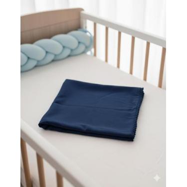 Imagem de Manta Bebê em Malha Dupla 100 Algodão com Pompom 70x80cm - Mudan Baby 
