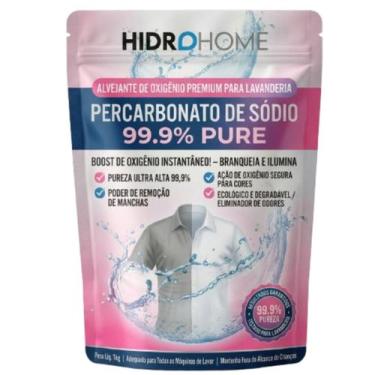 Imagem de Percabonato de sodio 100% 1kg alvejante tira manchas roupas - HIDRO HO