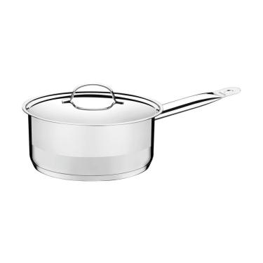 Imagem de Panela Professional para Preparo de Alimentos em Aço Inox com Fundo Triplo Uso em Fogõe...