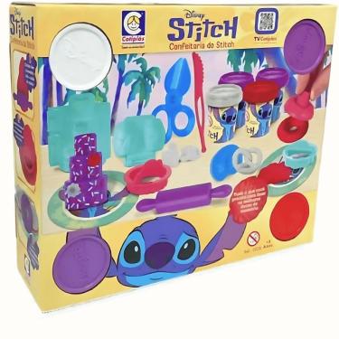 Imagem de Kit Massinhas de Modelar Confeitaria do Stitch para Criar Docinhos com Tesoura, Faca se...