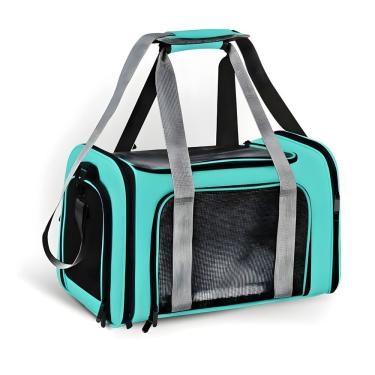 Imagem de Bolsa de Transporte para Pet Utimix para Cães e Gatos em Material Premium Resistente Verde com Ventilação Otimizada 1