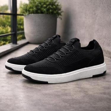 Imagem de Tênis Masculino Casual Knit Confortável Leve Respirável Dia a Dia - ro
