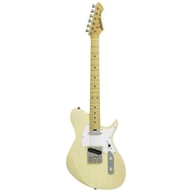 Imagem de Guitarra Elétrica Aria Pro II J-TL com Captadores Single Coil See-through Vintage White...