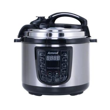 Imagem de Panela de Pressão Eletrica Amvox 900W APS 050 5L 220V, 220V