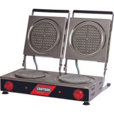 Imagem de Wafleira Redonda Dupla Mwrd Croydon Máquina De Waffle Mwrd 220v, 220V