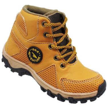 Imagem de Bota Infantil Gibizinho Adventure Masculina Mostarda Coturno, Mostarda