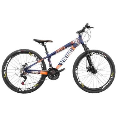 Imagem de Bicicleta Aro 26 Vikingx Tuff x25 Vmaxx 21v Shimano Freios a Disco Com