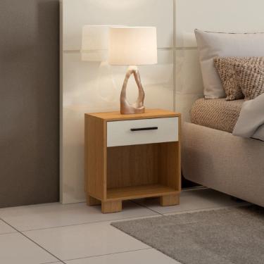 Imagem de Mesa de Cabeceira 1 Gaveta MDF W343 Dalla Costa