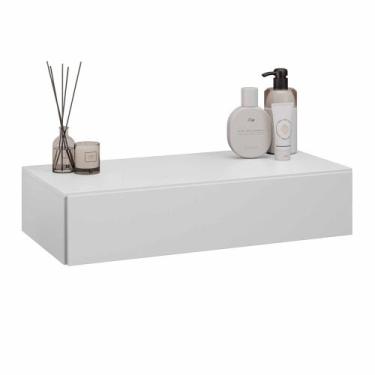 Imagem de Penteadeira Suspensa 60cm 1 Gaveta Carina Z34 Branco - Mpozenato, Bran