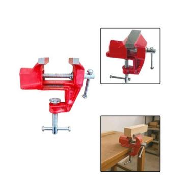 Imagem de Mini Torno Morsa De Bancada Mesa Base Fixa 1.1/2 Polegadas - EDA