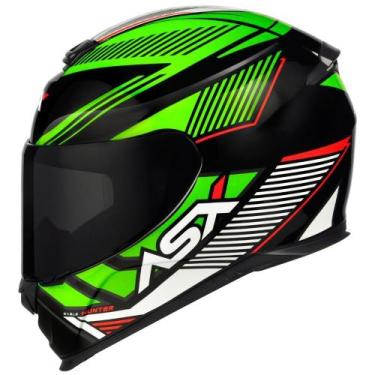 Imagem de Capacete ASX Para Motociclista Esportivo Eagle Hunter Novo Lançamento