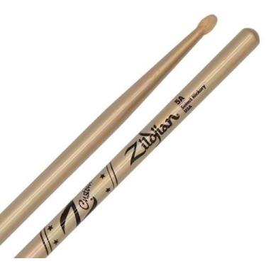 Imagem de Baqueta Zildjian Limited Padrão 5A Gold Chroma 400th Anniversary Ponta