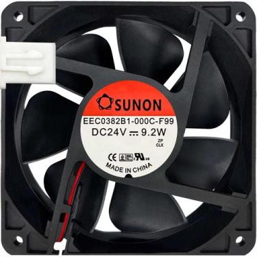 Imagem de Cooler EEC0382B1-000C-F99 24V 9.2W 2L 2P 120X120X38MM A1 - Sunon