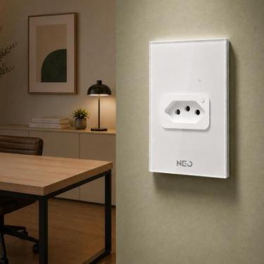 Imagem de Tomada Inteligente Smart Wi-Fi 20A 110v/220v Bivolt Branco Cod: 291990