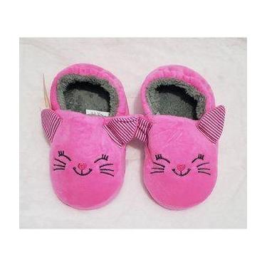 Imagem de Pantufa com Solado Tam 28/29 Antiderrapante Gatinha Pimpolho, 28/29
