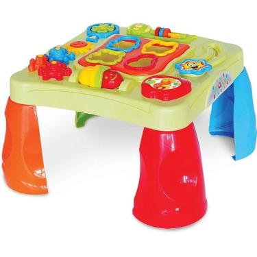 Imagem de Brinquedo Educativo Mesa Criativa com Som 8 Atividades Interativas para Bebês Maral
