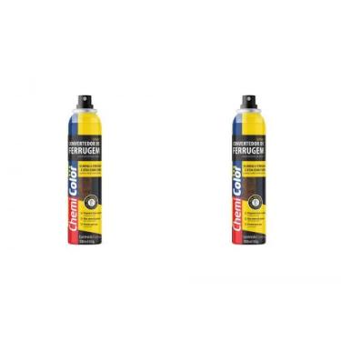 Imagem de Kit C/2 - Convertedor Ferrugem Chemicolor Spray 100Ml