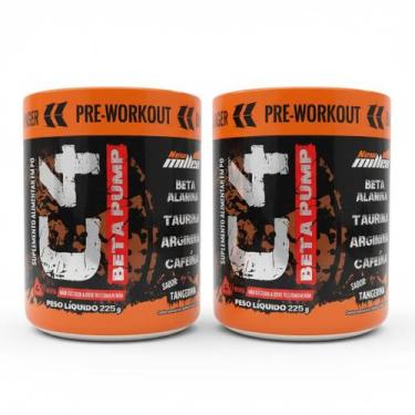 Imagem de Kit 2 c4 beta pump pre workout tangerina 225g foco e força - NEW MILLE