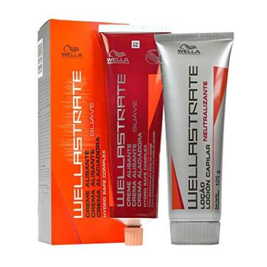 Imagem de Kit Creme Alisante de Cabelo Suave + Loção Neutralizante Wellastrate