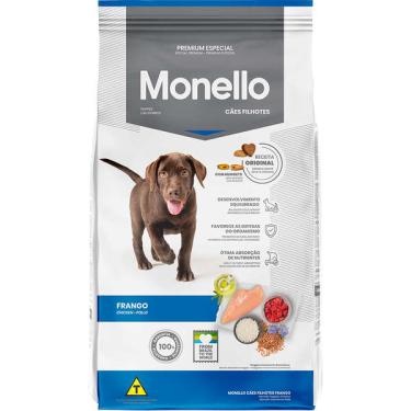Imagem de Ração Seca Monello Frango para Cães Filhotes - 25 Kg