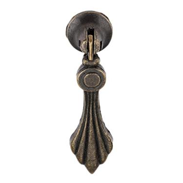 Imagem de 1 pc antique bronze punho puxar 75 * 20mm gaveta porta armário caixa de jóias vintage cozinha cozinha banheiro quarto decoração home w/parafuso YYDFPIIA