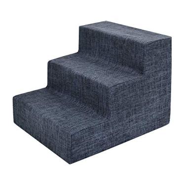 Imagem de Best Pet Supplies Escadas e degraus para cães - degraus de espuma para cães e gatos pequenos, suporte antiderrapante para degraus para animais de estimação equilibrado, rampa para cães, sem montagem,