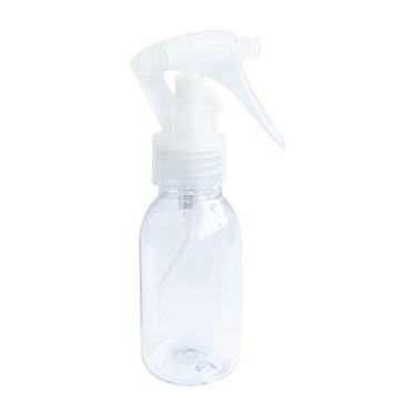 Imagem de Frasco Plástico 60ml Com Borrifador Mini Gatilho (10 Peças) Cor:Cristal C/Natural
