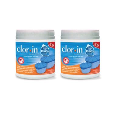 Imagem de Kit 5 Clorin Desinfetante para Água Consumo Humano 10.000lt