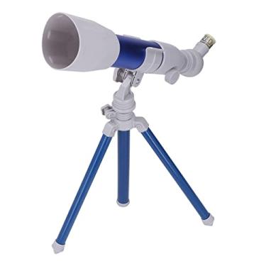 Imagem de Telescópio astronômico para crianças, 20X, 30X, 40X Multiplicadores HD Telescópio, Telescópio Astronômico com Tripé Finderscope monocular para iniciantes acima de 3 anos para festa de(Azul)