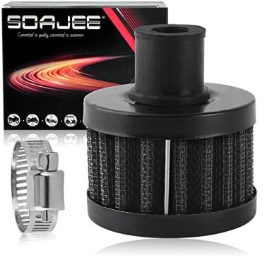 Imagem de SOAJEE Filtro preto universal de 12 mm 0,47 polegadas para 196cc 212cc GX160 GX200 168F 5,5HP 6,5HP motor CT200U CT200U-EX Mini Bike Go kart MB200 BAJA Warrior