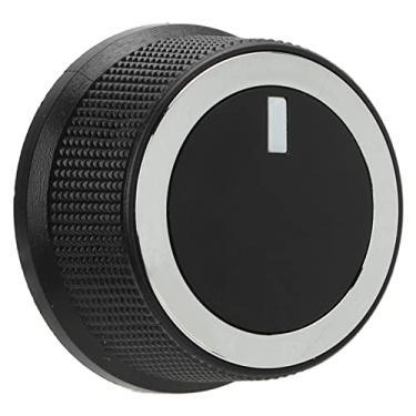 Imagem de Botão de interruptor de temperatura CA 84141127 preto à prova de arranhões calefator botão de controle de temperatura CA confortável de reparar