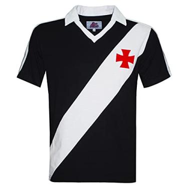 Imagem de Camisa Vasco 1989 Liga Retrô Preta GG
