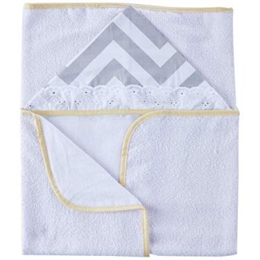 Imagem de Biramar Baby Toalha Felpuda Revestida Lolli Mik Chevron Amarelo Amarelo