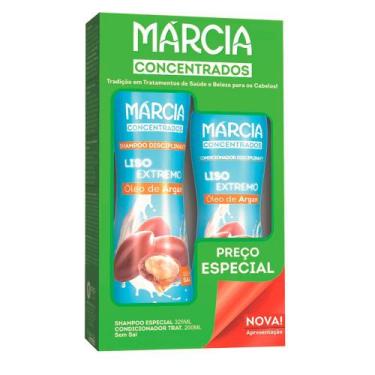 Imagem de Shampoo+Condicionador Márcia Concentrados Liso Extremo 200ml - Marcia