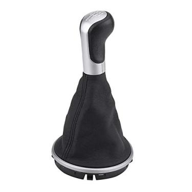 Imagem de Suuonee Manopla de câmbio de marcha, 5 velocidades alavanca de câmbio manípulo polaina capa de bota serve para Fabia MK2 Roomster 5J071113F