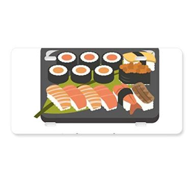 Imagem de DIYthinker Caixa de sushi tradicional japonesa para decoração de placa de carro em aço inoxidável
