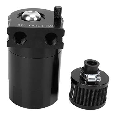 Imagem de Tanque de Reservatório de óleo, Latas de Coleta de óleo Compactas Fortes e Profissionais à Prova de Ferrugem Com Filtro de Respiro para Carro (Preto)