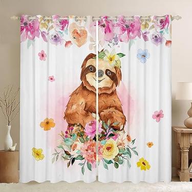 Erosebridal Cortinas fofas de animais para crianças, meninos e