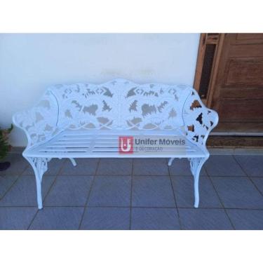 Imagem de Banco de Jardim Samambaia em Alumínio Fundido Unifer Móveis 