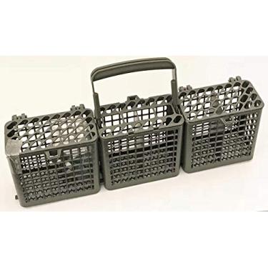 Imagem de GenuineOEMLG Cesta de talheres OEM LG para lava-louças LDT9965BD, LDF7774ST, LSDF795ST, LDF9932ST, cinza