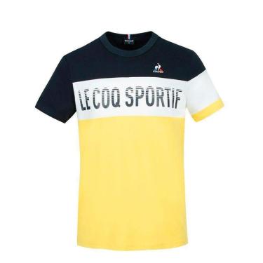 Imagem de Camiseta Le Coq Sportif Saison 2 Tee Ss - AZUL/AMARELO XGG-Masculino