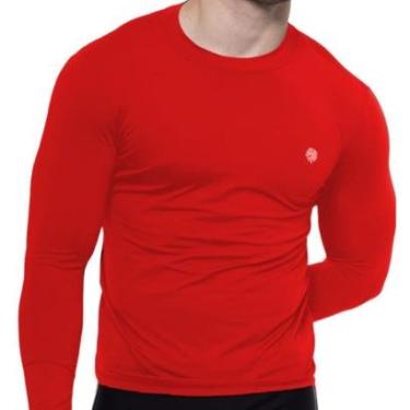 Imagem de Camisa Térmica Masculina Uv 50+ Segunda Pele Proteção Solar-Masculino