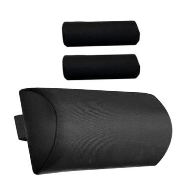 Imagem de Generic Almofada de encosto de cabeça para cadeira de pátio, almofada de cabeça com apoio para os pés, cadeira de praia macia, almofada para pesca, móveis de